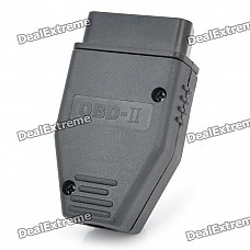 OBD2 16-Pin Connector Car Diagnostic Male Cable - Black