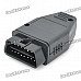 OBD2 16-Pin Connector Car Diagnostic Male Cable - Black