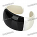 Stylish Bluetooth V3.0 Bracelet w/ Vibration Function + Digital Time - White + Black