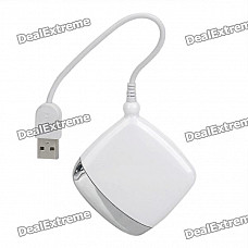 Multi-Function 5-in-1 USB Card Reader with MS / XD / SD / MMC / CF 4.0 Slot - White + Silver