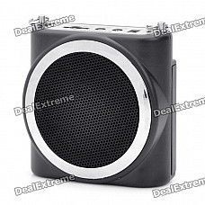KIMAFUN Multi-Function Megaphone Voice Amplifier Music Speaker - Black
