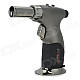 JOBON ZB-529 Steel Adjustable Flame Butane Jet Torch Lighter - Silver Grey (Max. 1300'C)