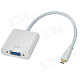 Micro HDMI to VGA Projector Adapter Cable - White (17cm)