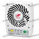 Mini Portable USB Rechargeable High Power 3-Speed Fan for Hot Weather - White