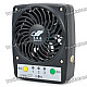 Mini Portable USB Rechargeable High Power 3-Speed Fan for Hot Weather - Black