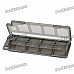 10-in-1 Protective Game Card Cartridge Cases for PS Vita - Translucent Black