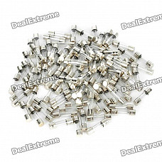 8A Glass Tube Fuse for Car Audio (100-Piece Pack)