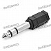 6.35mm Male to 3.5mm Female Converters Adapters (10-Pack)