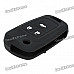 Protective Silicone Case for Chevrolet Cruze 3-Button Remote Key - Black