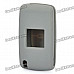 Protective Silicone Case for Peugeot 2-Button Remote Key - Grey