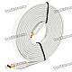 1080P HDMI 1.4 Male to Male Flat Connection Cable - White (300cm)