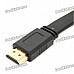 1080P HDMI 1.4 Male to Male Flat Connection Cable - Black (300cm)