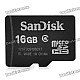 Genuine SanDisk Micro SDHC Memory Card - 16GB (Class 4)