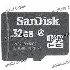 Genuine SanDisk MicroSD Memory Card - 32GB (Class 4)