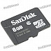 Genuine SanDisk SDHC Memory Card - 8GB (Class 4)