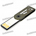 Genuine Kingmax 360 Degree Rotation USB Flash Drive with Strap - Army Green (16GB)