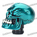 Cool Skull Style Resin Car Gear Shift Knob - Blue