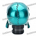 Cool Skull Style Resin Car Gear Shift Knob - Blue