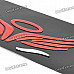 3D Red PVC Waterproof Angel Wings Halo Car Motor Badge Decal Sticker