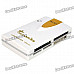 Multi-in-One USB 2.0 Memory Card Reader - White