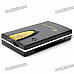 USB 2.0 CF / MS / XD / SDHC / TF / M2 Card Reader - Black