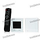Home Background Audio System Control Music Player with USB / SD / FM - White