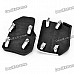 Vehicle Car Non-Slip Anti-Slip Pedal Cover Set for Brake/Accelerator - Silver + Black (Pair)