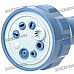 8-Nozzle Multi-Function Spray Gun w/ Integrated Dispenser - Blue
