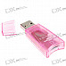 Translucent Mini USB 2.0 Micro/TF Card Reader (Color Assorted)