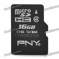 PNY Class 4 Micro SDHC TF Card (16GB)