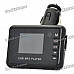 1.4" LCD Car MP3 Player FM Transmitter with SD / USB / TF - Black