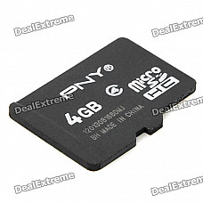 PNY SDHC Micro SD Card - 4G (Class 4)