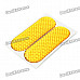 Glaring Reflective Epoxy Car Sticker - Yellow (Pair)