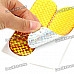 Glaring Reflective Epoxy Car Sticker - Yellow (Pair)