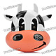 Cow Style Recording Player Fridge Magnet - Orange + White + Black(3 x LR44)