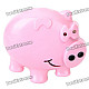 Cute Pig Style Mini Voice Recorder Fridge Magnet - Pink (3 x LR44)