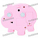 Cute Pig Style Mini Voice Recorder Fridge Magnet - Pink (3 x LR44)