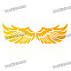 Cool Wing Style Reflective Car Sticker - Yellow