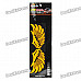 Cool Wing Style Reflective Car Sticker - Yellow