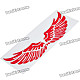 Stylish Red Angel Wings Car Body Sticker Decal (Pair)