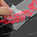 Stylish Red Angel Wings Car Body Sticker Decal (Pair)