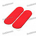 Car Vehicle Safety Reflective Stickers - Red (Size-L / Pair)