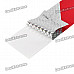 Pair Safety Automobile Honeycomb Pattern Car Body Reflective Sticker (Red + Silver)