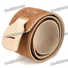 High Quality Leather Guitar Strap Belt - Brown