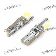 T5 2SMD 5050 White LED Car Light Bulb