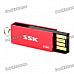 SSK SFD042 Mini USB 2.0 Flash Drive - Red (8GB)