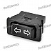 DIY Car Window Rocker Switch - Black