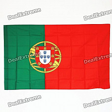 Oxford Fabric Portugal National Flag - Red + Yellow + Green (150 x 70cm)