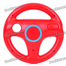 Plastic Racing Wheel Controller for Wii - Red