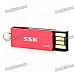 SSK SFD042 Mini USB 2.0 Flash Drive - Red (32GB)